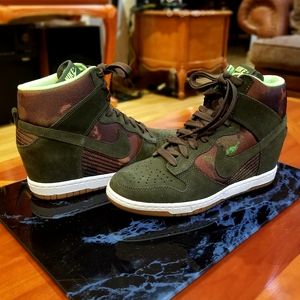 🆕️ Nike Dunk Sky Hi Wedge sneaker boots